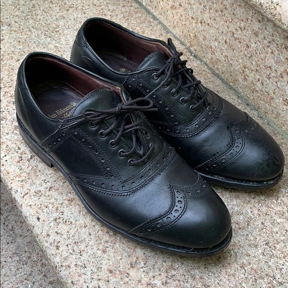 Allen Edmonds Black Leather Oxford Shoes - Picture 2 of 6